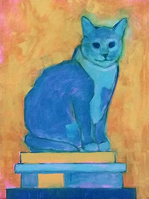 unfinished painting by Alexandria Levin