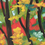 painting detail by Alexandria Levin