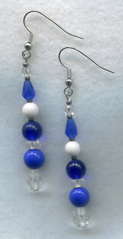 beaded earrings by Alexandria Levin