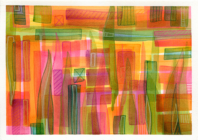 watercolor painting by Alexandria Levin