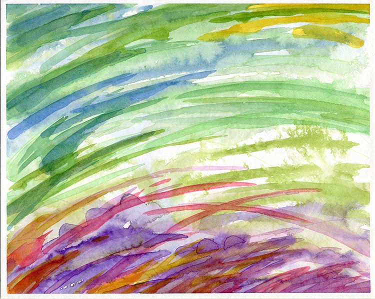 watercolor painting by Alexandria Levin