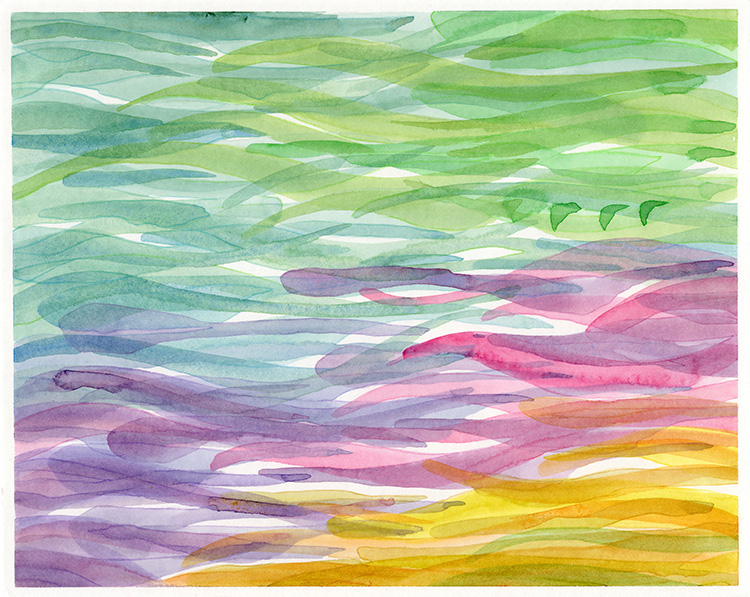 watercolor painting by Alexandria Levin