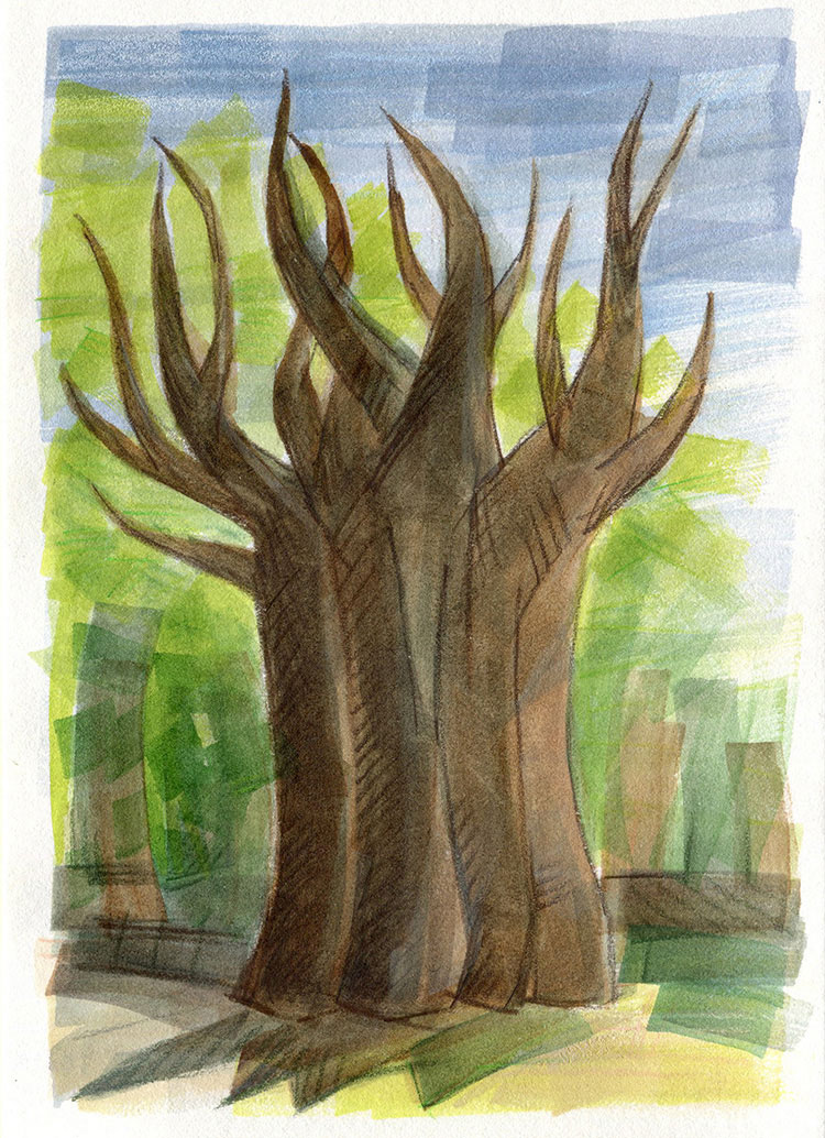 watercolor painting by Alexandria Levin