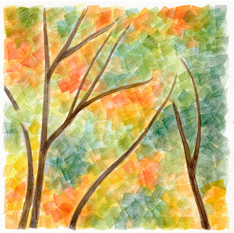 watercolor painting by Alexandria Levin