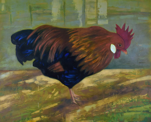 Bantam - Oil Painting by Alexandria Levin