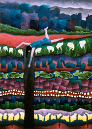 Painting by Alexandria Levin