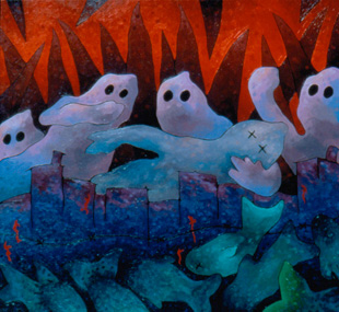 Painting by Alexandria Levin