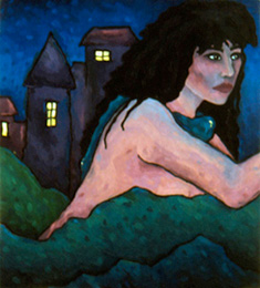 Painting by Alexandria Levin