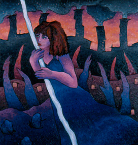 Painting by Alexandria Levin