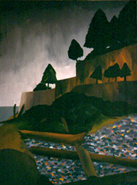 Painting by Alexandria Levin