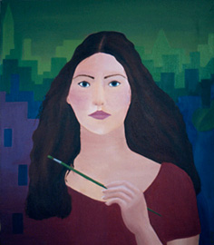 Painting by Alexandria Levin