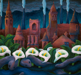 Painting by Alexandria Levin