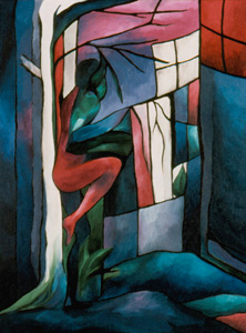 Painting by Alexandria Levin