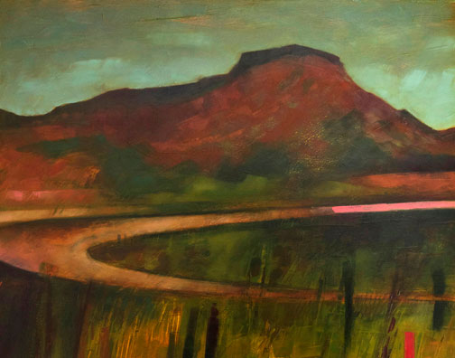 Switchback - Oil Painting by Alexandria Levin