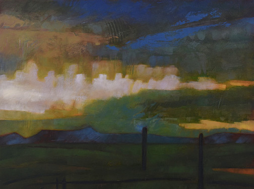 Virga Sunset – Oil Painting by Alexandria Levin